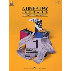 Bastien Piano Basics: Level 4 - A Line A Day Sight Reading