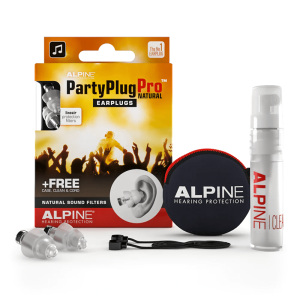 Alpine PartyPlug Pro Hearing Protection - Natural