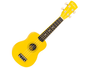 LAKA Rainbow Series Soprano Ukulele & Carry Bag - Yellow