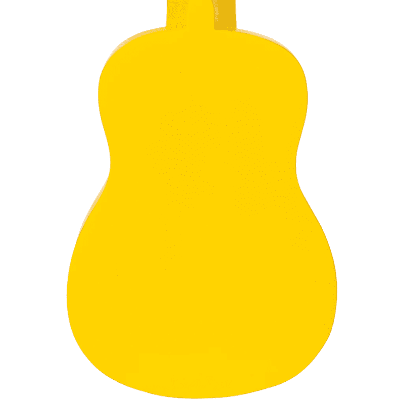 LAKA Rainbow Series Soprano Ukulele & Carry Bag - Yellow - Image 5
