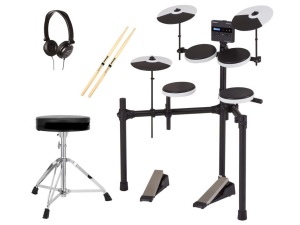 Roland TD-02K Player Pack w/Stool, Sticks + Headphones