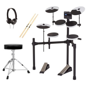 Roland TD-02K Player Pack w/Stool, Sticks + Headphones
