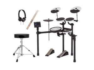 Roland TD-02KV Player Pack w/Stool, Sticks + Headphones