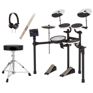 Roland TD-02KV Player Pack w/Stool, Sticks + Headphones