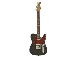 Aria TEG-002 - Black w/Red Tortoise Pickguard