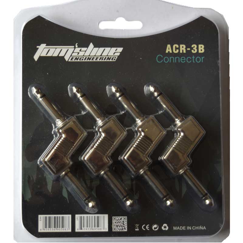 Tomsline Z Type 6.35mm Connectors for Guitar Effect Pedals - Set of 4 - Image 2