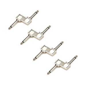 Tomsline Z Type 6.35mm Connectors for Guitar Effect Pedals - Set of 4