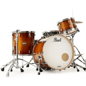 Pearl Masters Maple Complete 3pc Shell Pack MCT923XSP/C840 - Almond Red Stripe
