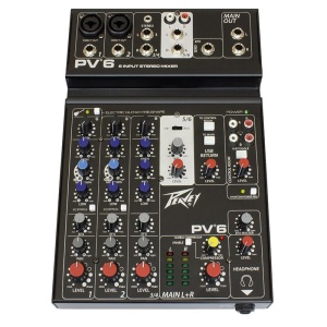 Peavey PV6 - 6 Channel Compact Mixer