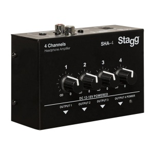Stagg SHA-4 Stereo 4-Channel Headphone Amplifier