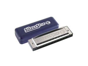 Hohner Silver Star Harmonica - Key B Flat