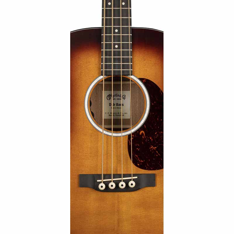 Martin DJR-10E Acoustic Bass - Sunburst - Image 4