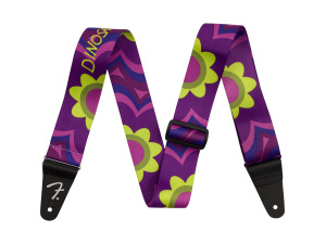 Fender J Mascis Magenta Flower Guitar Strap