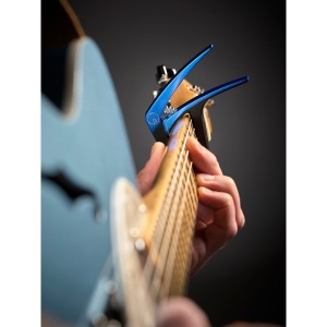 G7th Nashville Capo Acoustic/Electric Guitar - Blue