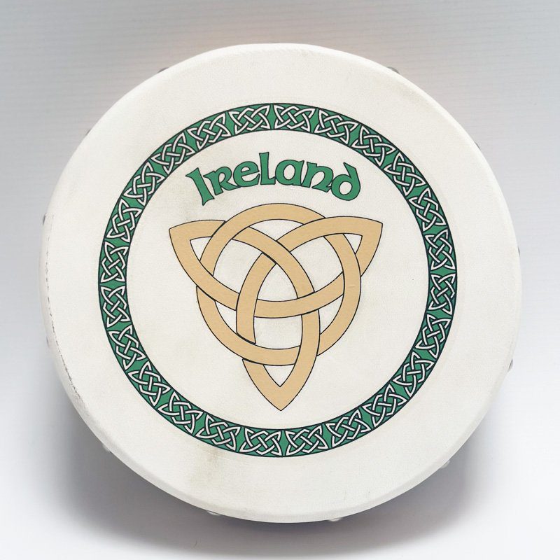 Koda 8" Bodhran - Ireland Trinity Knot