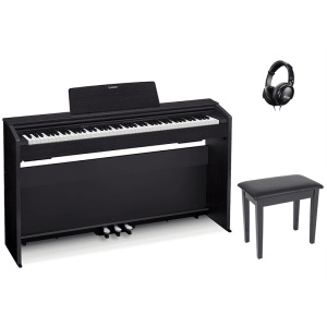 Casio Privia PX-870 Digital Piano Home Set - Black