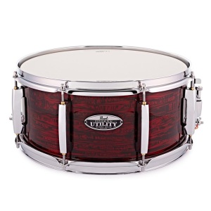 Pearl Modern Utility 14" x 6.5" Snare Drum - Strata Red MUS1465M