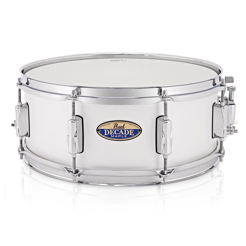 Pearl Decade Maple 14 x 5.5 Snare Drum - White Satin - Image 5