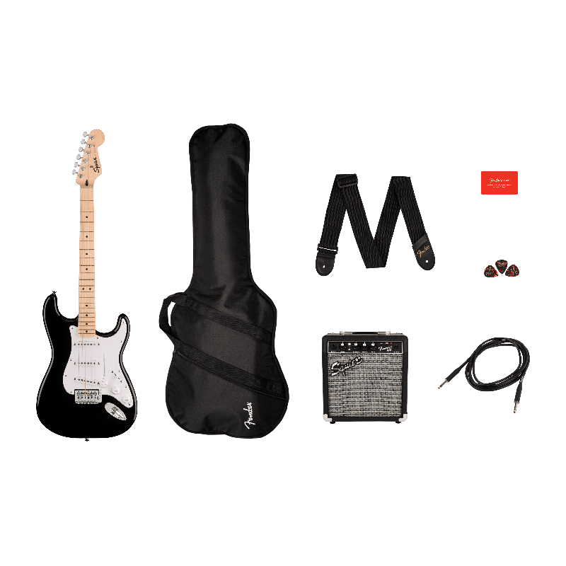 Fender Squier Sonic Stratocaster Pack - Black