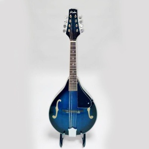 Koda A Style Mandolin with Padded Bag - Blue Burst AM10LABL