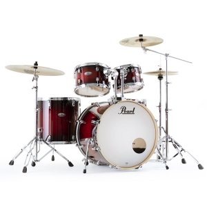 Pearl Decade Maple DMP925S/C261 w/ Hardware - Gloss Deep Red Burst