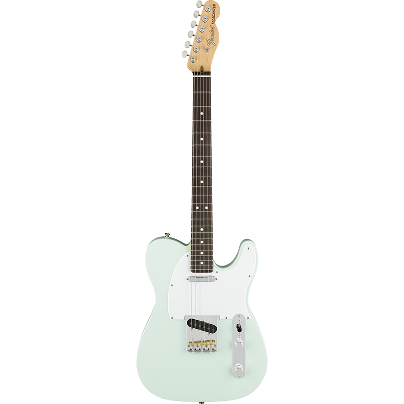 American performer telecaster satin sonic deals blue