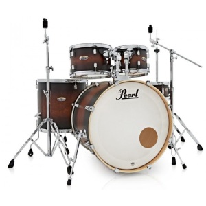 Pearl Decade Maple DMP905/C260 w/Hardware - Satin Brown Burst