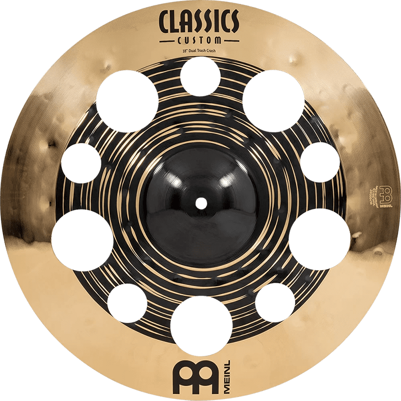 Meinl Cymbals 18" Classics Custom Dual Trash Crash promusica.ie