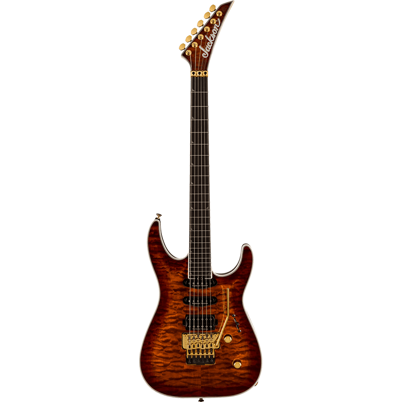 Jackson Pro Plus Series Soloist SLA3Q - Amber Tiger Eye