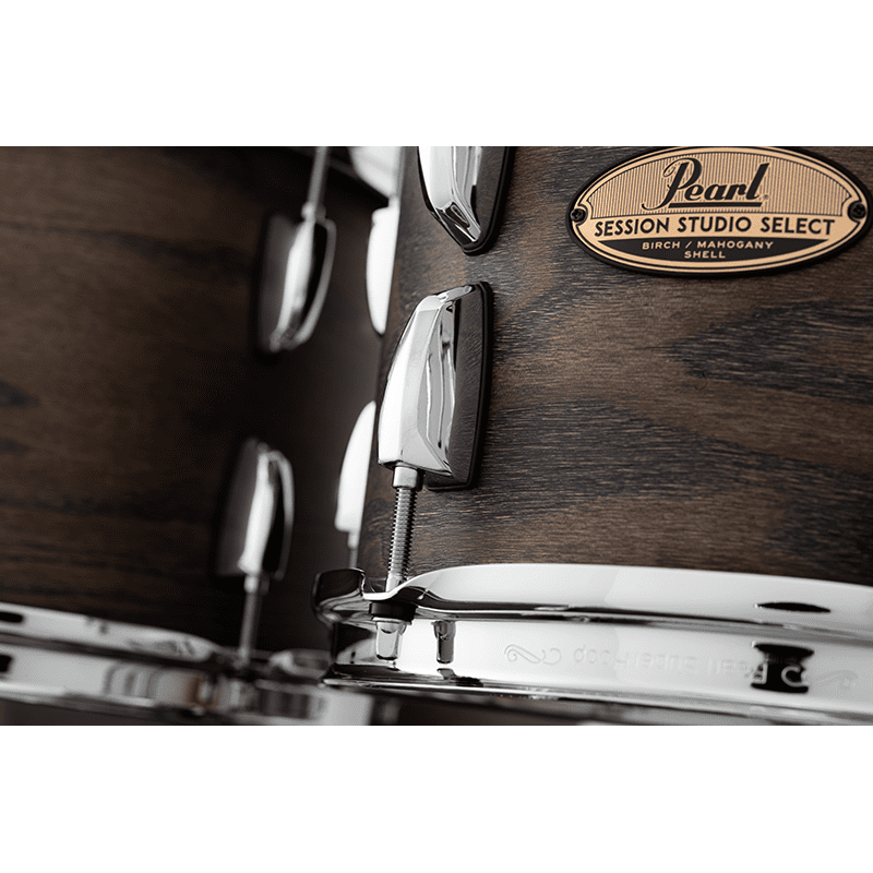 Pearl STS924XSP Session Studio Select Drum Kit Shell Pack - Black Satin Ash - Image 5