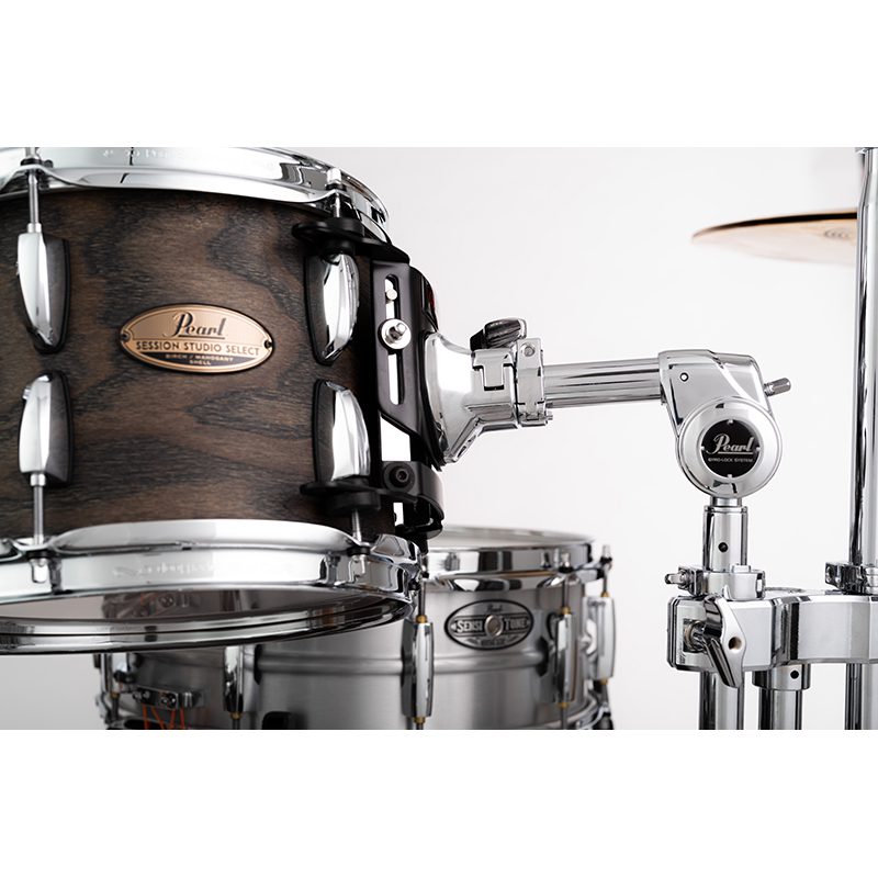 Pearl STS924XSP Session Studio Select Drum Kit Shell Pack - Black Satin Ash - Image 6