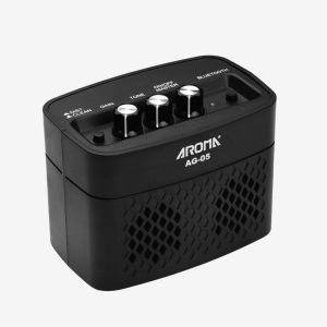 Aroma AG05BK 5w Electric Guitar Amplifier w/bluetooth - Black