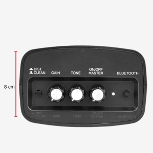Aroma AG05BK 5w Electric Guitar Amplifier w/bluetooth - Black