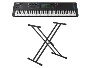 Yamaha MODX7+ - 76-Key Synthesizer w/Double Braced Keyboard Stand