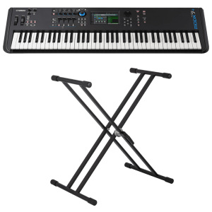 Yamaha MODX7+ - 76-Key Synthesizer w/Double Braced Keyboard Stand