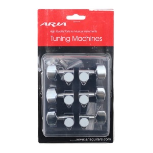 Aria AT-240G Acoustic Guitar Machineheads 3 A Side - Chrome