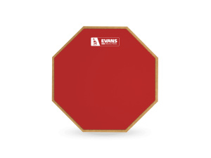 Evans RealFeel 12-Inch Barney Beats Practice Pad - Red