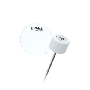 Evans EQPC1 EQ Patch Clear Plastic Single Bass Drum Patch