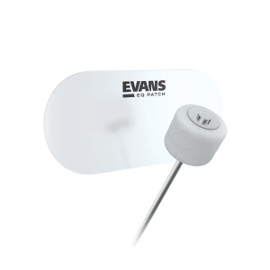 Evans EQPC2 EQ Patch Clear Plastic Double Bass Drum Patch