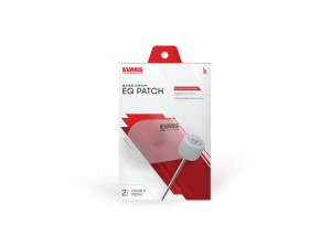 Evans EQPC2 EQ Patch Clear Plastic Double Bass Drum Patch