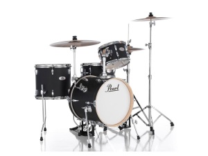 Pearl Midtown MDT564/C-D572 Drum Kit - Matte Asphalt Black