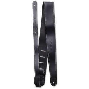 Martin Slim Style Leather Guitar Strap - Black
