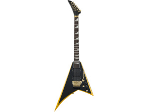 Jackson RRX24 X Series Rhoads - Black w/Yellow Bevels