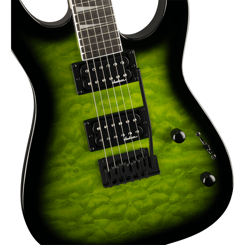 Jackson JS20 Series Dinky - Transparent Green Burst - Image 4