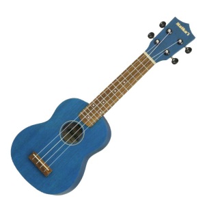 Maikai MKU1 Soprano Ukulele - See-Thru Blue