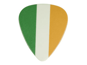 Irish Tricolour Plectrums - Set of 6