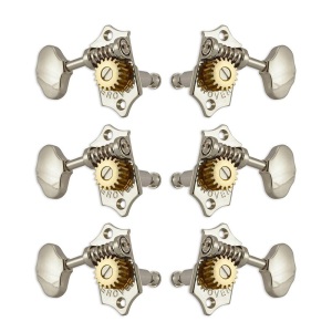 Grover H97-18 Sta-Tite Machineheads 18:1 Ratio 3+3 Set - Nickel