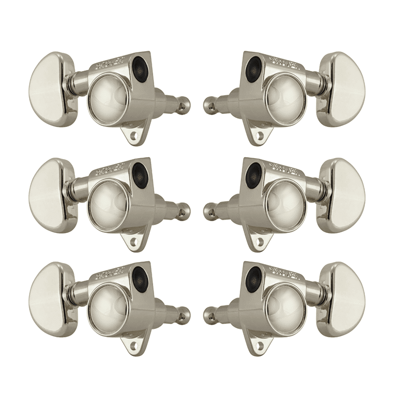 Grover Original Rotomatics Machineheads Set 3+3 - Nickel