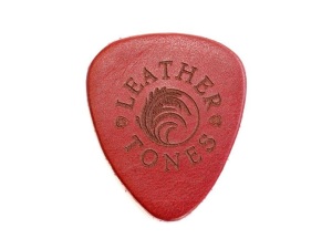 Leather Tones - Cognac Leather Ukulele Plectrum