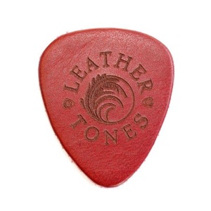 Leather Tones - Cognac Leather Ukulele Plectrum